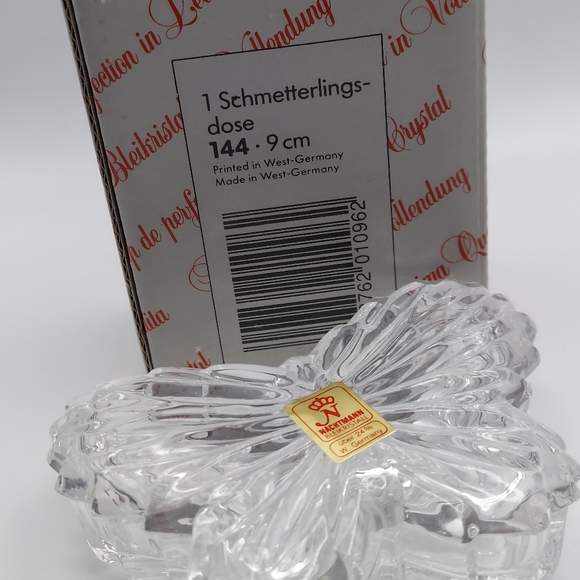 Nachtmann.           W. Germany Crystal Trinket Box Nw/oT in Original Box. - Picture 3 of 11